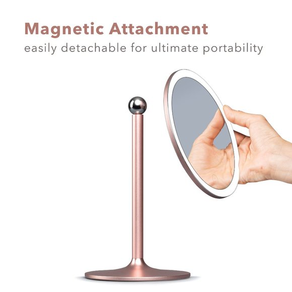 Nala 1X, 10X Magnification Pedistal Mirror - New in box. - Picture 7 of 9